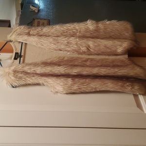 Faux fur vest